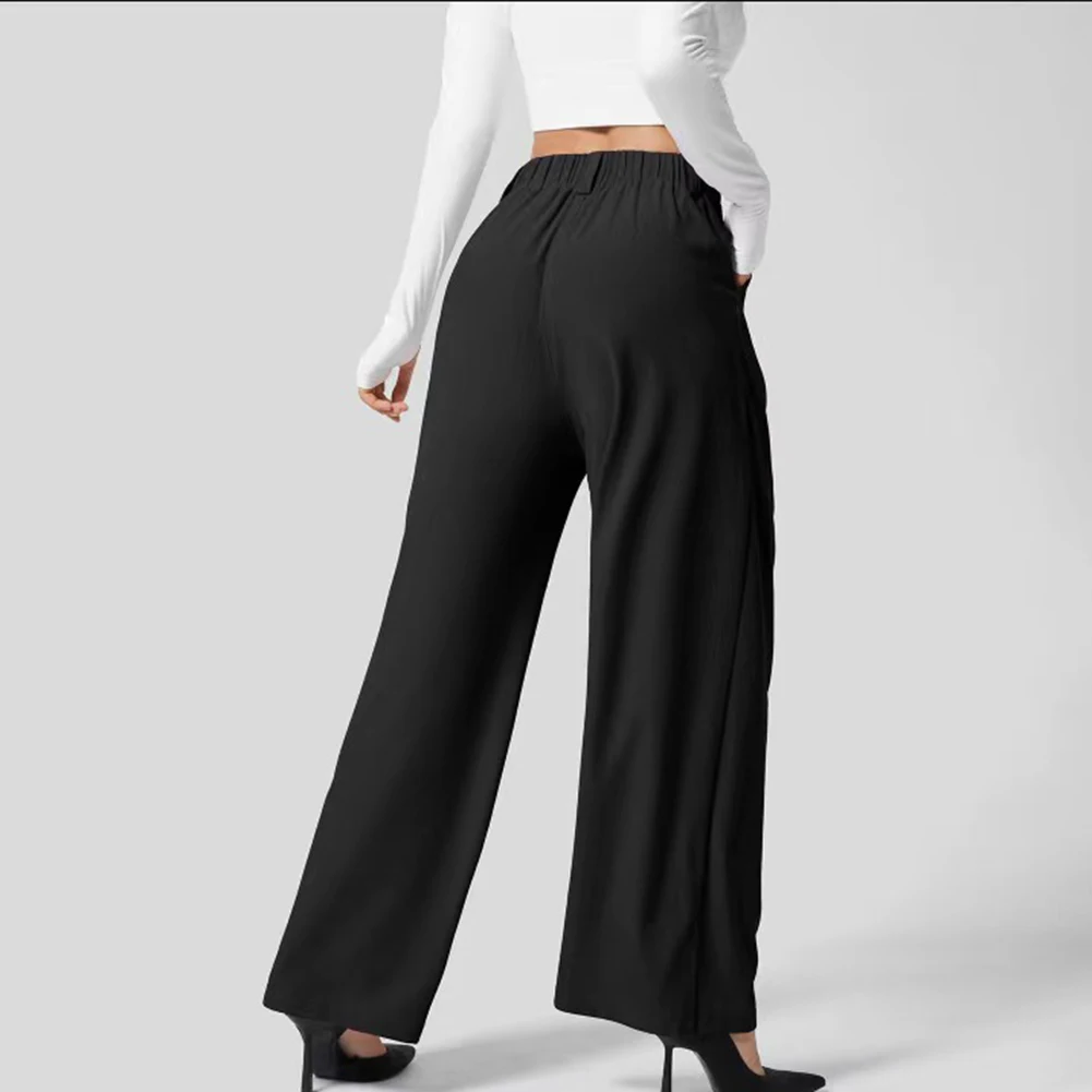 Brand New Pants Trousers Elegant Trousers High Waist Casual Pants Polyester Straight Office Pants Women Wide Leg
Brand New Pants Trousers Elegant Trousers High Waist Casual Pants Polyester Straight Office Pants Women Wide Leg