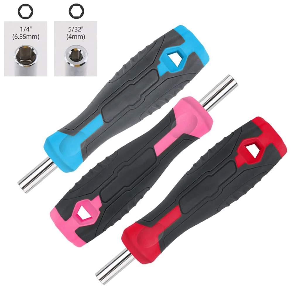 1pc 6.35mm 4mm Hex Adapter 2 In 1 Screwdriver Handle Screwdriver Bit Holder For Screwdriver Bits Socket Wrench Hand Tools
1pc 6.35mm 4mm Hex Adapter 2 In 1 Screwdriver Handle Screwdriver Bit Holder For Screwdriver Bits Socket Wrench Hand Tools