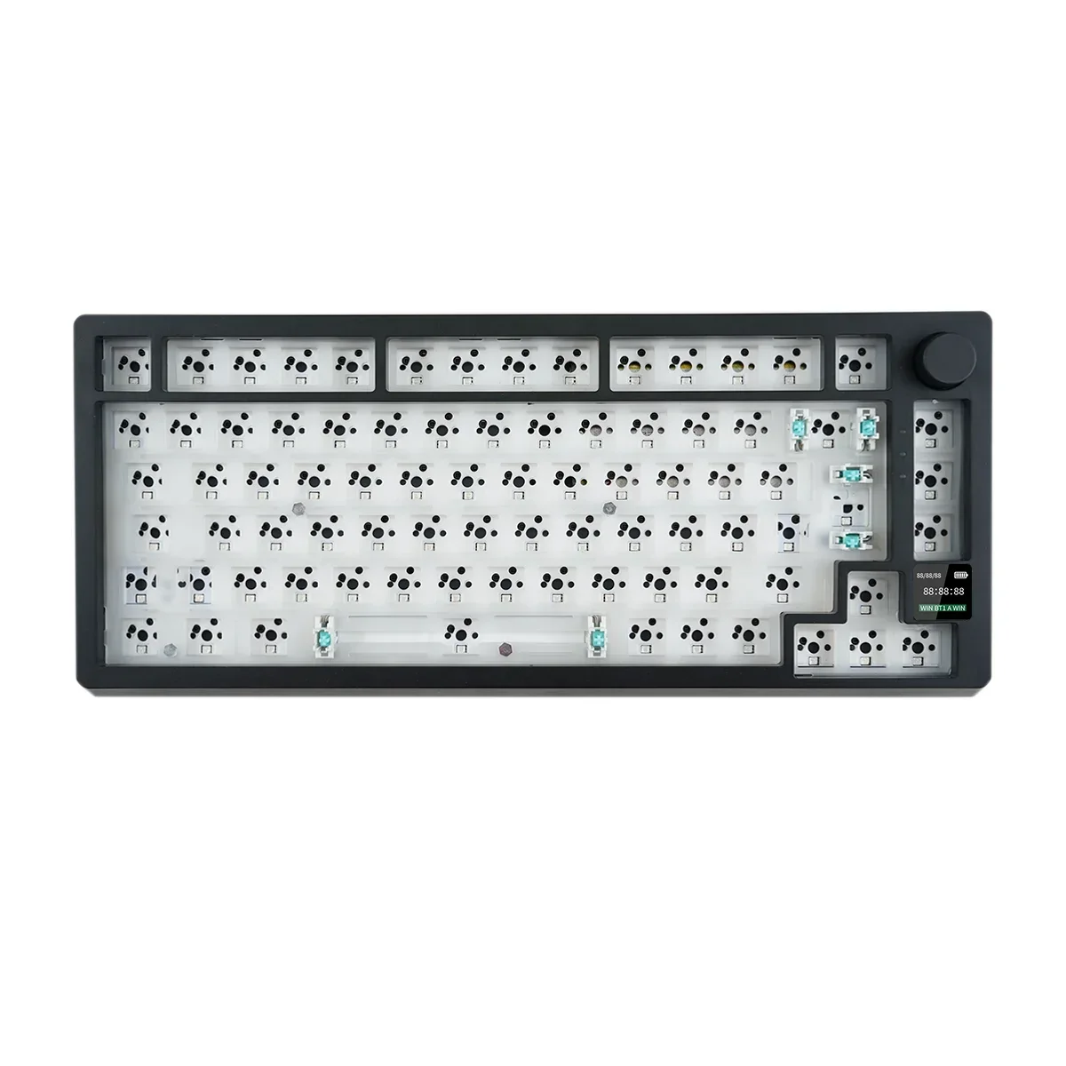 MATHEW TECH Wireless Kit MK75 Max Mechanical Keyboard RGB ISO AZERTY Spanish/German/French/UK/Portuguese Barebone QWERTZ
MATHEW TECH Wireless Kit MK75 Max Mechanical Keyboard RGB ISO AZERTY Spanish/German/French/UK/Portuguese Barebone QWERTZ