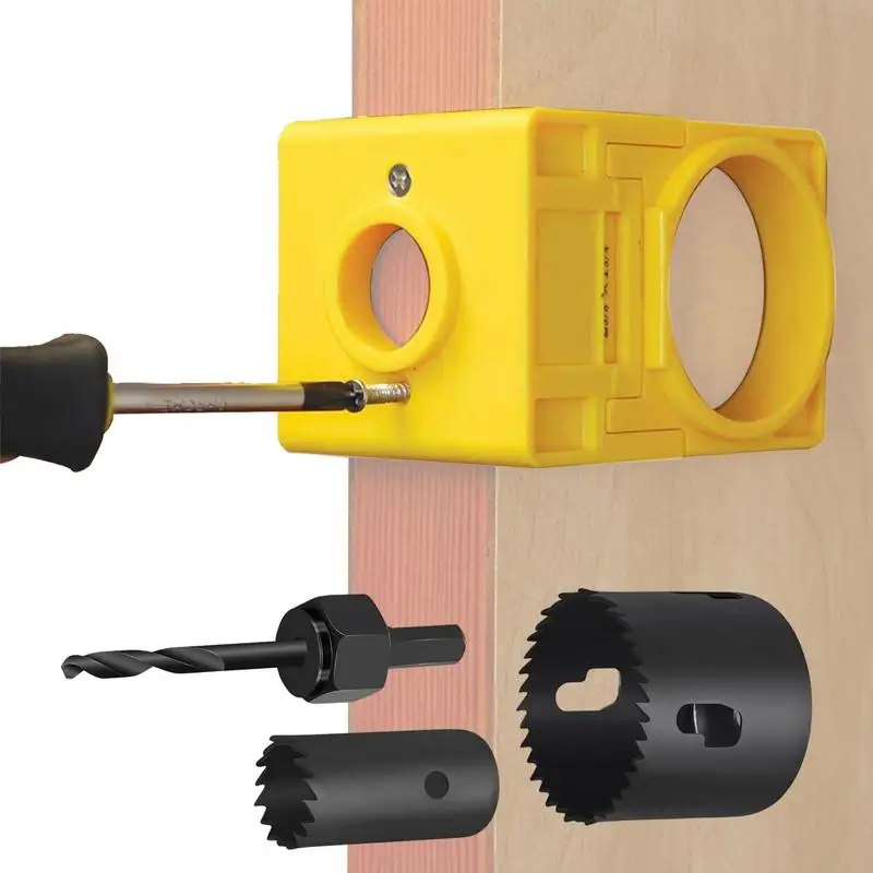 

Lock Installation Kit with Guide Template for Wood Doors Row Tension Removal Hooks Lock Picks