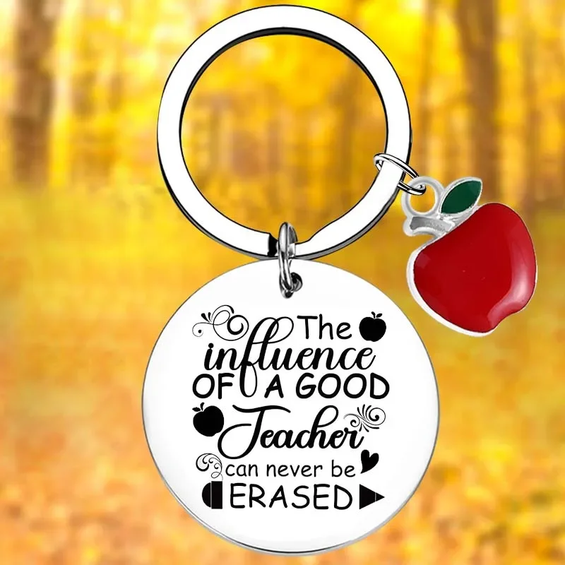 The Influence Of A Good Teacher Keychain Teacher Appreciation Gift Key Chain Pendant Jewelry Teacher's Day Gift
The Influence Of A Good Teacher Keychain Teacher Appreciation Gift Key Chain Pendant Jewelry Teacher's Day Gift