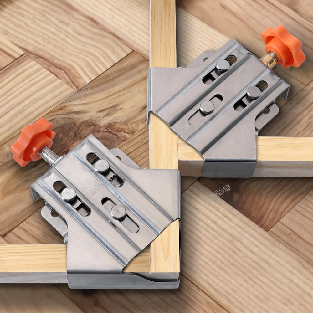 Stainless Steel Right Angle Clamp Carpenter Splicing Quick Clamp Locator 90 Degree Fixed Clamp Frame Carpenter Clamping Tool
Stainless Steel Right Angle Clamp Carpenter Splicing Quick Clamp Locator 90 Degree Fixed Clamp Frame Carpenter Clamping Tool