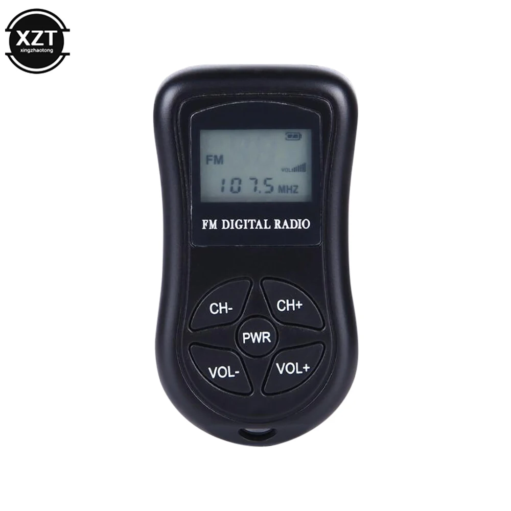 LCD Display Personal Mini Digital FM Radio with Earphone Lanyard Portable Digital FM Radio Continuous be Used for 50 - 60 Hours
LCD Display Personal Mini Digital FM Radio with Earphone Lanyard Portable Digital FM Radio Continuous be Used for 50 - 60 Hours
