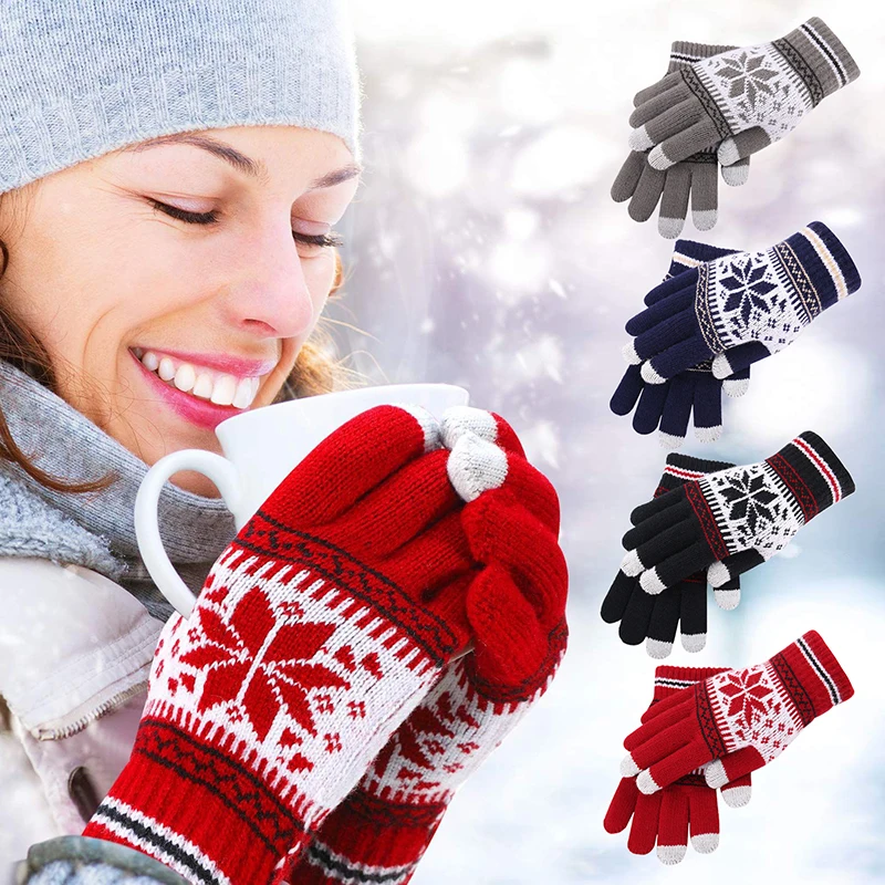 1 пара, женские и мужские теплые эластичные трикотажные варежки
1 пара, женские и мужские теплые эластичные трикотажные варежки