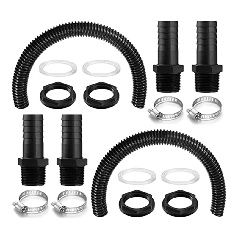 Accessories 2 Rain Butt Connection Set 25 Mm Rain Butt Connector With Hoseclamps IBC Barrel Connector For Rainwater (50 Cm)
Accessories 2 Rain Butt Connection Set 25 Mm Rain Butt Connector With Hoseclamps IBC Barrel Connector For Rainwater (50 Cm)