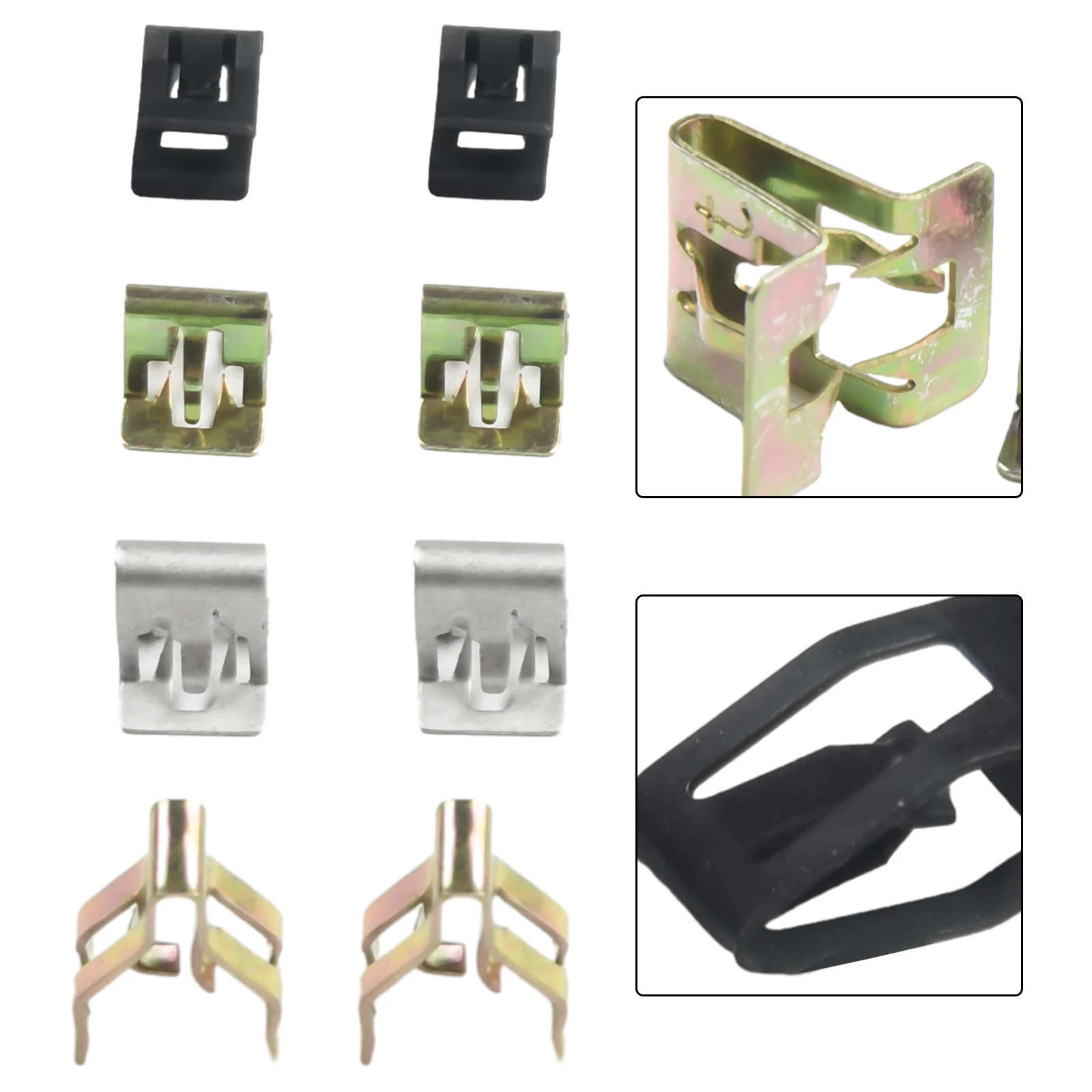 

20X Car Instrument Panel Rivet Fastener Clip General Metal Car Console Dashboard Decorative Rivet Buckle Fastening Clips