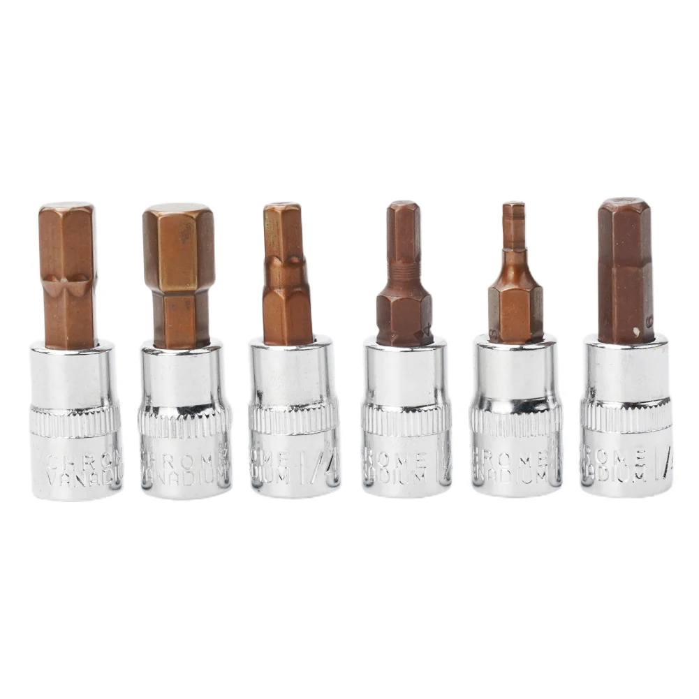 High Quality Socket Set Hex Screwdriver Bit H3-H8 Hex Screw Driver Bits 1/4 Inch Hand Tools Household Replacement
High Quality Socket Set Hex Screwdriver Bit H3-H8 Hex Screw Driver Bits 1/4 Inch Hand Tools Household Replacement