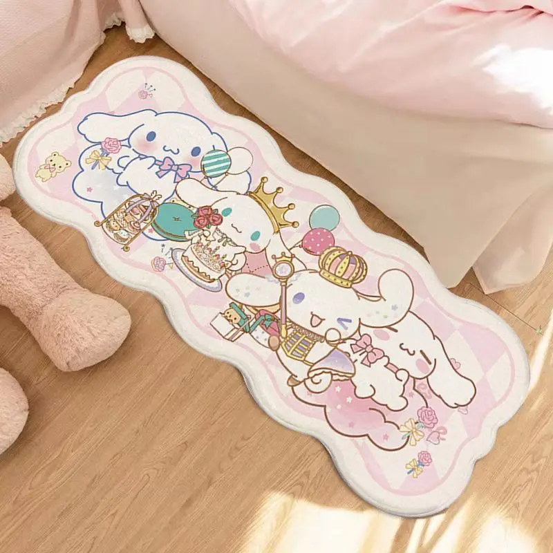 Кашемировый плюшевый ковер Sanrio, милый мультяшный Коричный ковер для спальни, прикроватный коврик для отдыха, мягкий напольный коврик, домашний декор
Кашемировый плюшевый ковер Sanrio, милый мультяшный Коричный ковер для спальни, прикроватный коврик для отдыха, мягкий напольный коврик, домашний декор