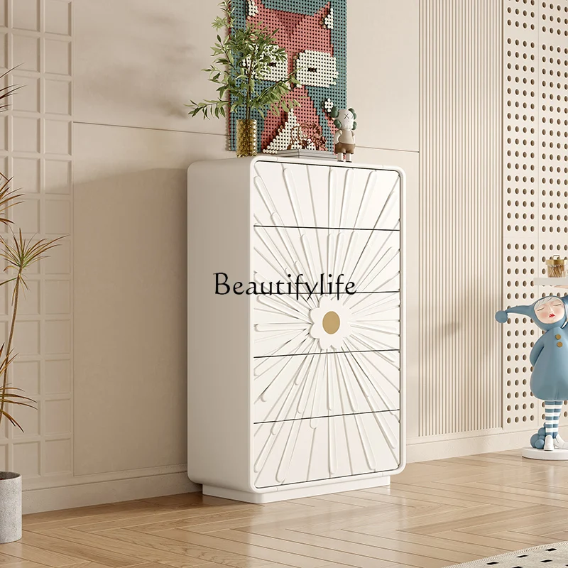 Solid Wood Decorative Locker Carved Cream Color Six Buckets Chest of Drawer Storage Organizer Cabinet
Solid Wood Decorative Locker Carved Cream Color Six Buckets Chest of Drawer Storage Organizer Cabinet