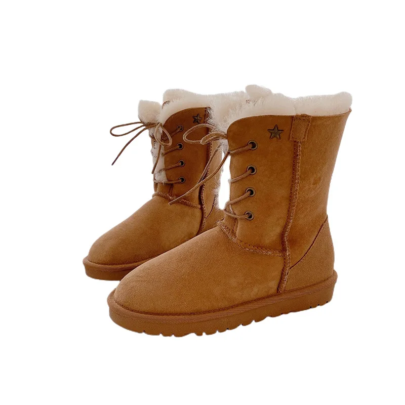 5835 New Fur Integrated Star Goddess Two Martin Snow Boots Warm and Anti-skid Thickened Shoes
5835 New Fur Integrated Star Goddess Two Martin Snow Boots Warm and Anti-skid Thickened Shoes