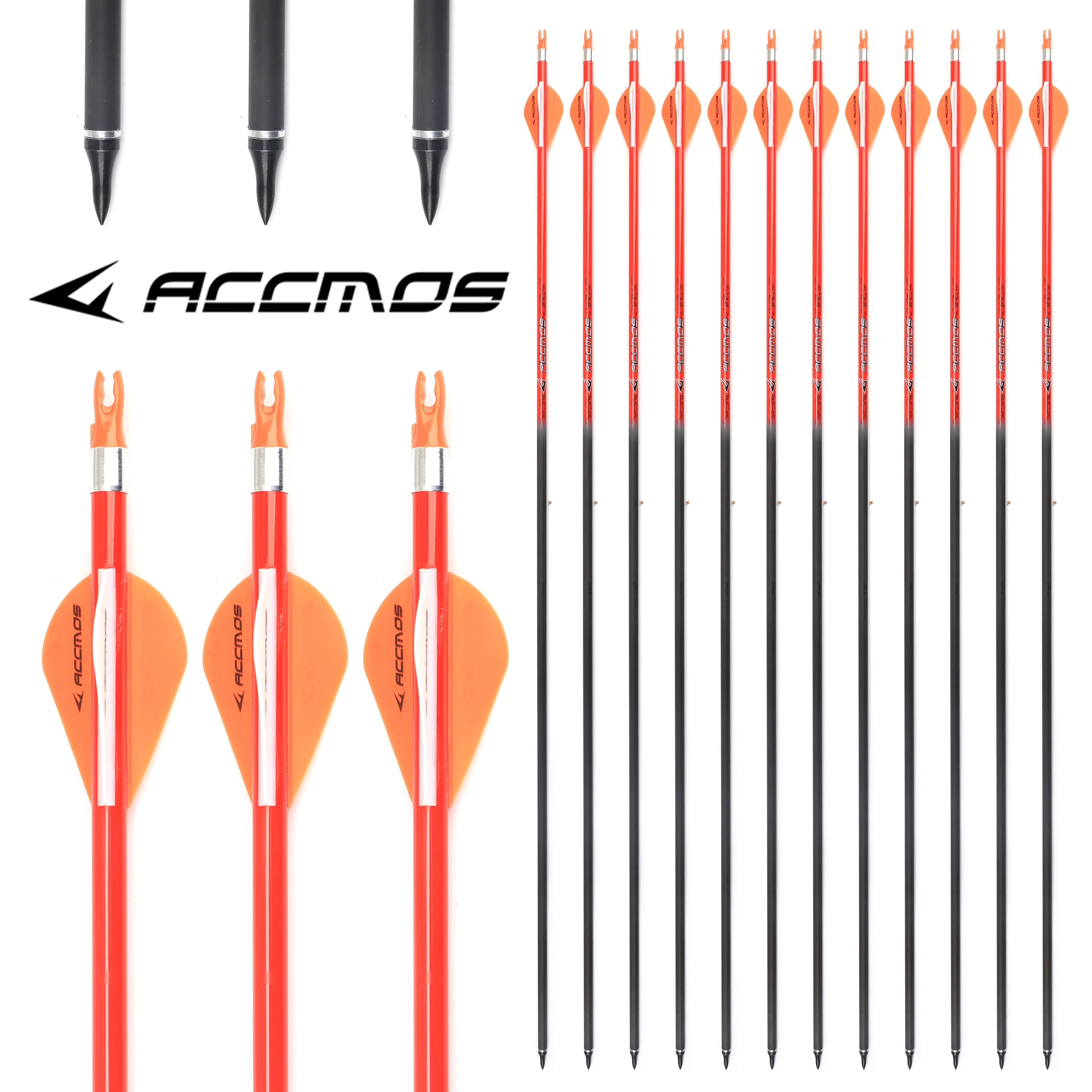 12pcs ID6.2 Carbon Arrows 31 inch 300-800 Spine For Archery Compound Recurve Bow Hunting Outdoor Sports
12pcs ID6.2 Carbon Arrows 31 inch 300-800 Spine For Archery Compound Recurve Bow Hunting Outdoor Sports