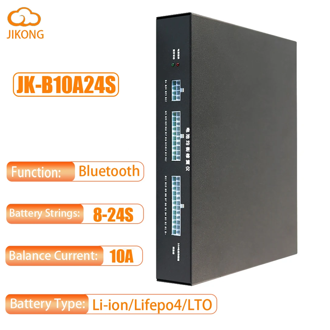 

JK SMART BMS Lifepo4 Battery Balance Repairer 2S-24S 10A Smart Active Equalizer Balancer Li-Ion Pack Bluetooth App Android IOS