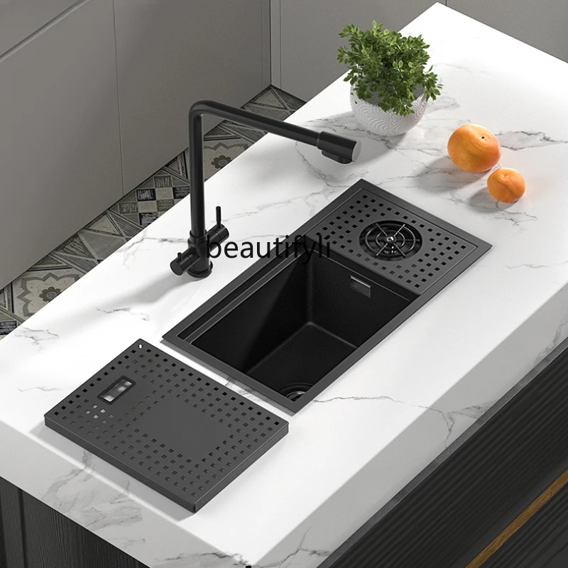 Stainless Steel Cup Cleaner Invisible Small Water Channel Single Sink Bar Hidden with Cover Washing Basin
Stainless Steel Cup Cleaner Invisible Small Water Channel Single Sink Bar Hidden with Cover Washing Basin