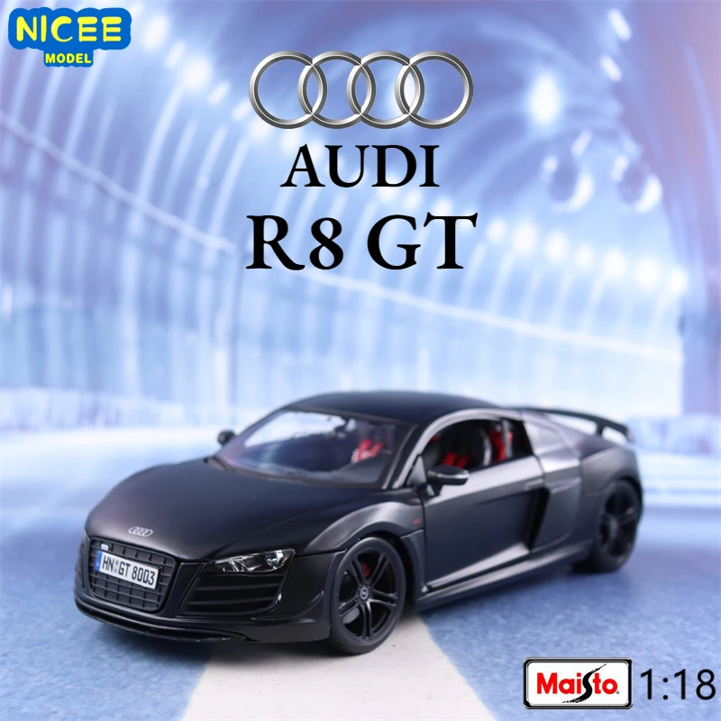 Maisto 1:18 Audi R8 GT sports car High Simulation Diecast Car Metal Alloy Model Car Children's toys collection gifts B782
Maisto 1:18 Audi R8 GT sports car High Simulation Diecast Car Metal Alloy Model Car Children's toys collection gifts B782