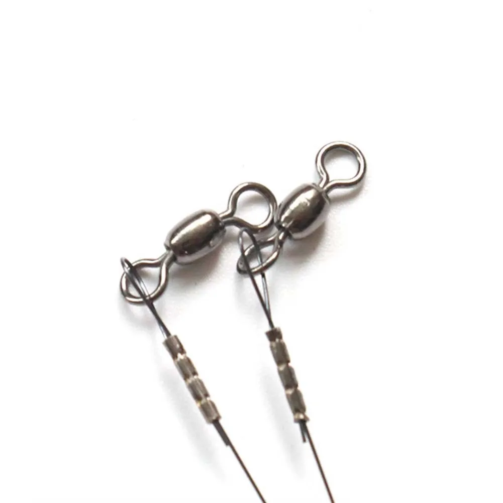 2pcs Fishing Line Steel Wire Leader With Snap & Swivels Wire Leadcore Leash 20 30 40cm Fishing Accessories Tackle Tool Parts
2pcs Fishing Line Steel Wire Leader With Snap & Swivels Wire Leadcore Leash 20 30 40cm Fishing Accessories Tackle Tool Parts
