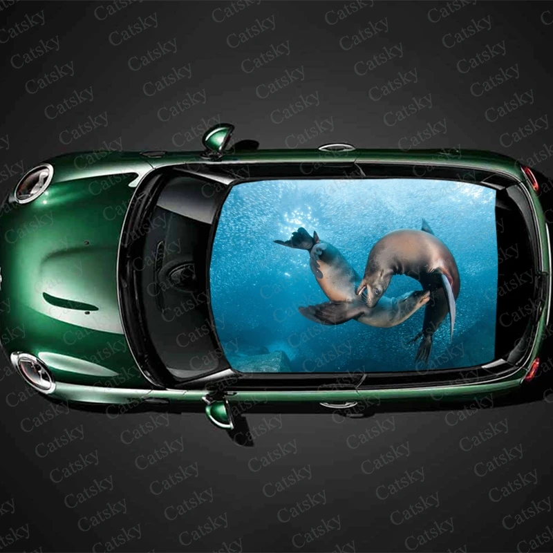 Custom Animal Sea Lion Car Roof Sticker Decoration Film Car Decal Hood Vinyl Sticker Graphic Wrap Car Protect Accessories Gift
Custom Animal Sea Lion Car Roof Sticker Decoration Film Car Decal Hood Vinyl Sticker Graphic Wrap Car Protect Accessories Gift