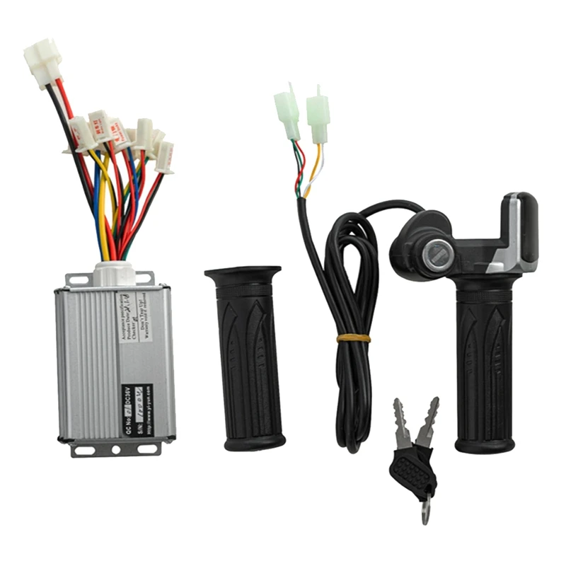 

48V 1000W Electric Scooter Brushed Controller Motor+Throttle Twist Grip Kit Accessories For Electric Scooter Bicycle E-Bike