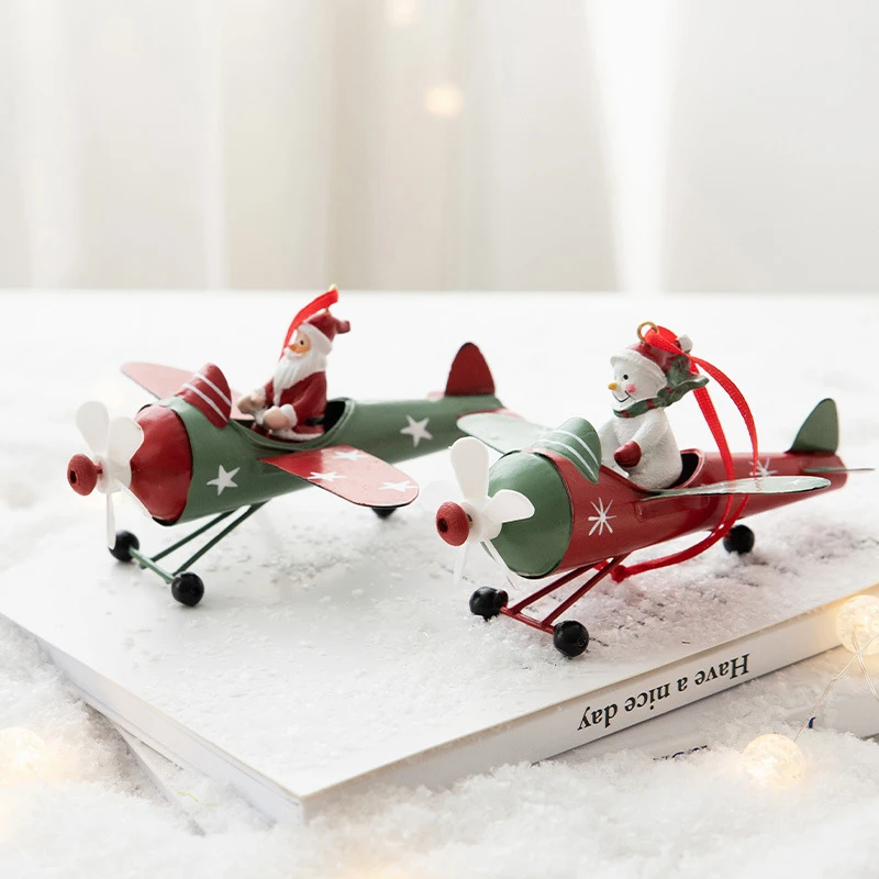 Retro Iron Christmas Pendant Antique Style Santa Claus Airplane Christmas Tree Hanging Decoration Ornaments Party Decor
Retro Iron Christmas Pendant Antique Style Santa Claus Airplane Christmas Tree Hanging Decoration Ornaments Party Decor