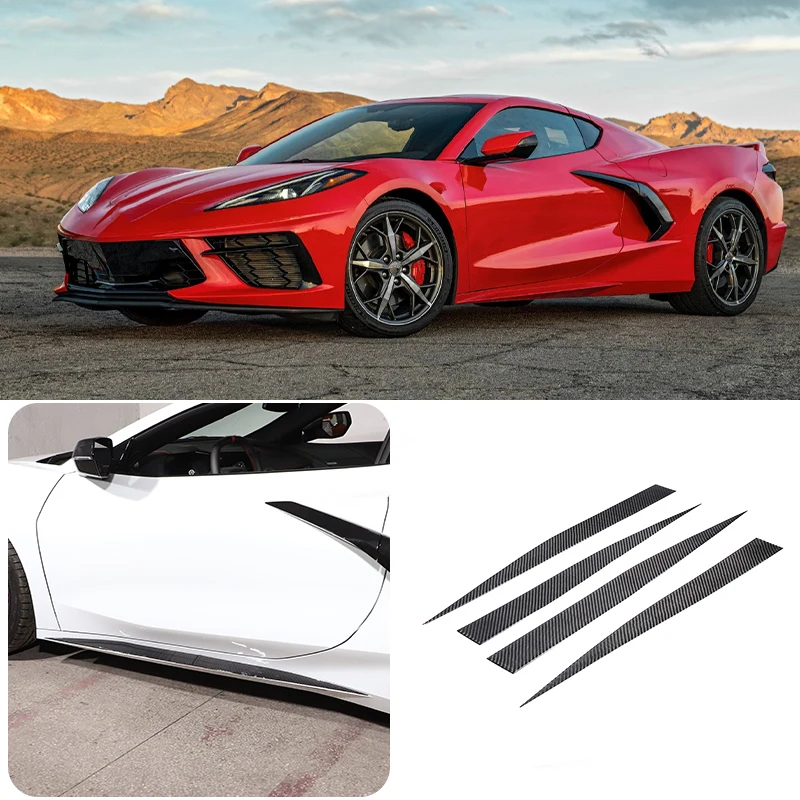 For 2020-2023 Chevrolet Corvette C8 Soft Carbon Fiber Car Door Side Skirt Decorative Sticker Car Exterior Protection Accessories
For 2020-2023 Chevrolet Corvette C8 Soft Carbon Fiber Car Door Side Skirt Decorative Sticker Car Exterior Protection Accessories