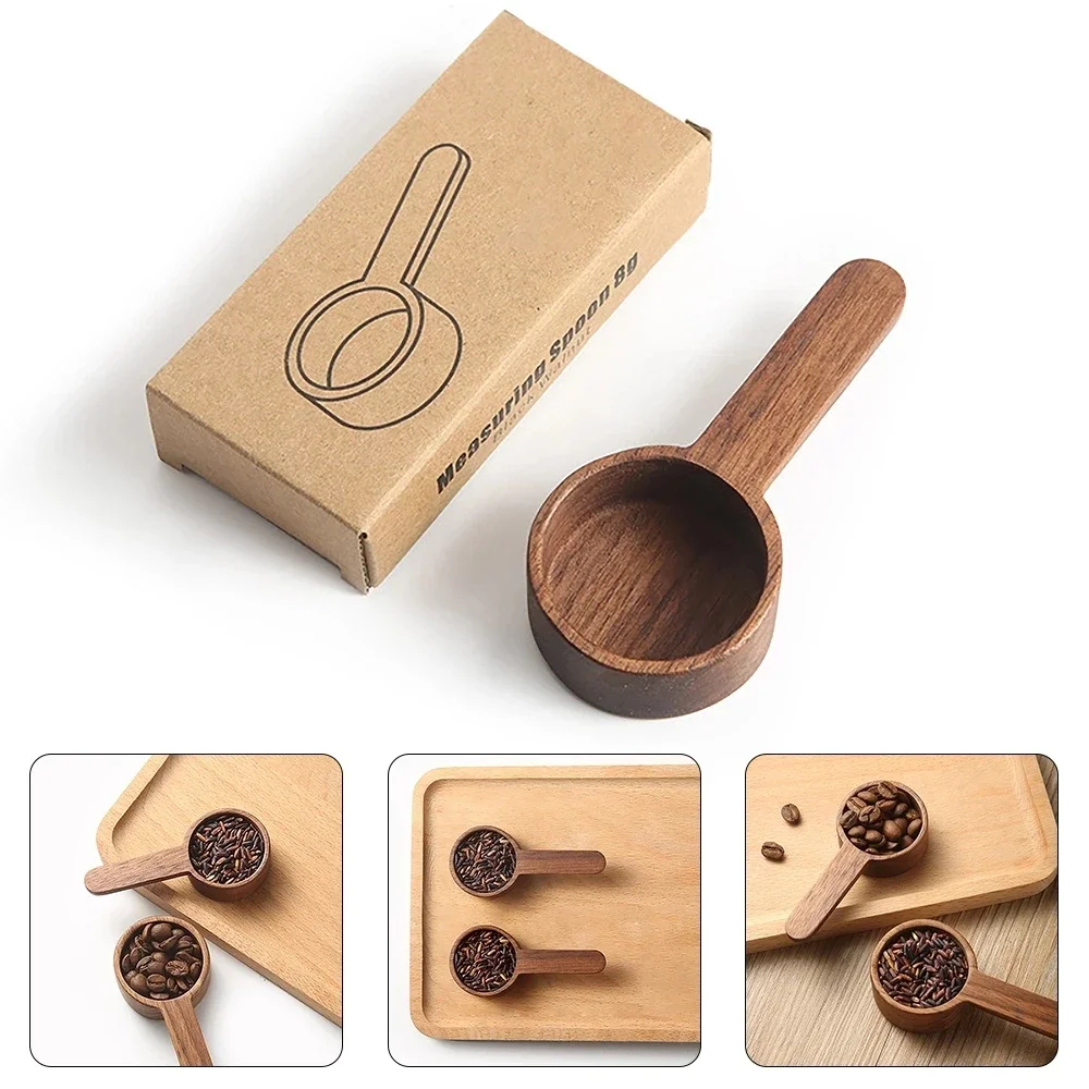 

Wooden Measuring Spoon Set Kitchen Measuring Spoons Tea Coffee Scoop Sugar Spice Measure Spoon Measuring Tools for Cooking Home