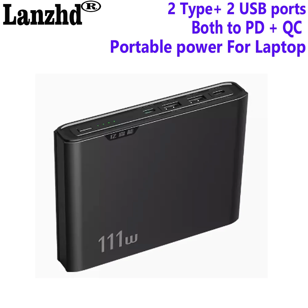 111W laptop charging Bank 26800mah capacity PD fast charge mobile power supply for Apple 14Macbook Pro Huawei Lenovo For Xiaomi
111W laptop charging Bank 26800mah capacity PD fast charge mobile power supply for Apple 14Macbook Pro Huawei Lenovo For Xiaomi