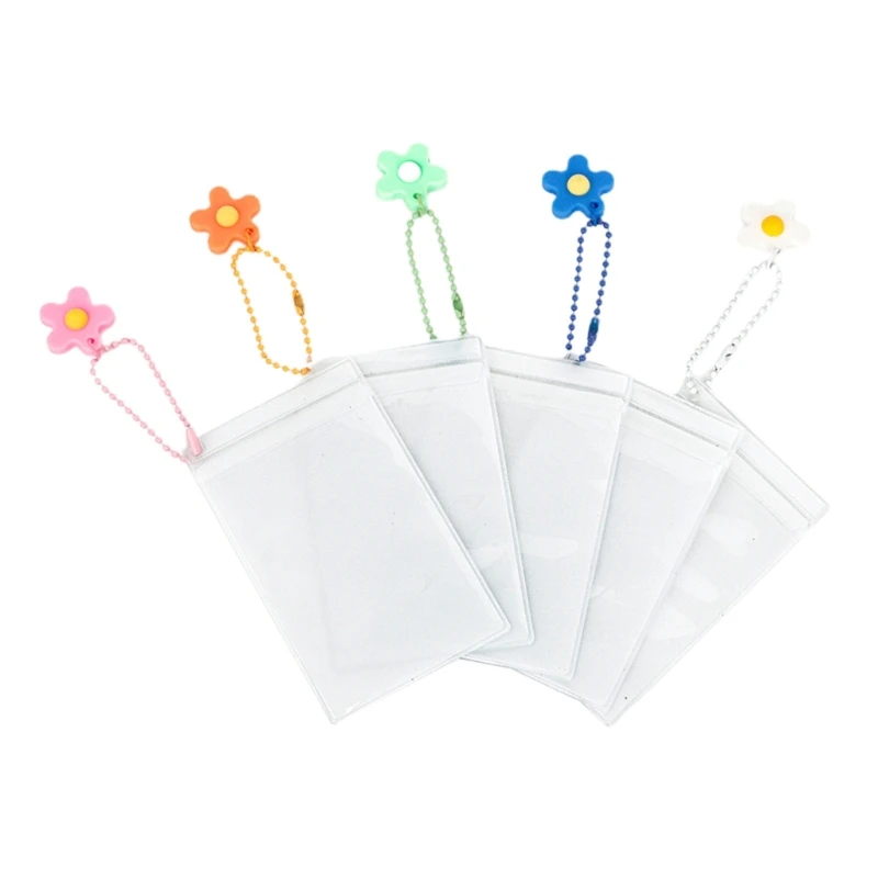 5Pc PVC Keychain Card Case with Colorful Beaded Chain Perfect Card Holder Sleeve DropShip
5Pc PVC Keychain Card Case with Colorful Beaded Chain Perfect Card Holder Sleeve DropShip