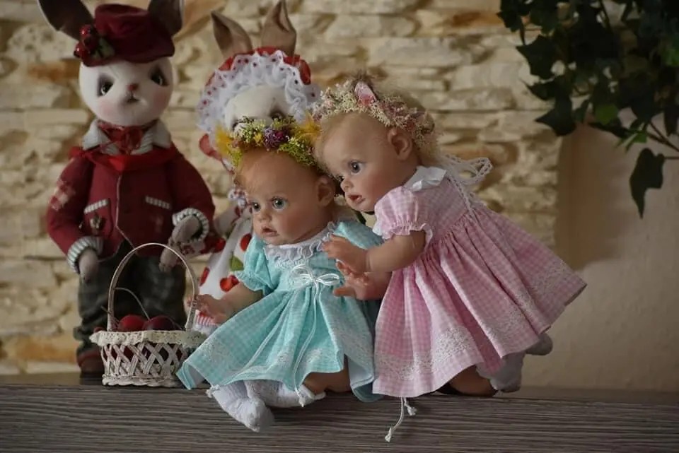 Tanio 30CM już malowane wykończone lalki reborn Baby Flo bajki sklep