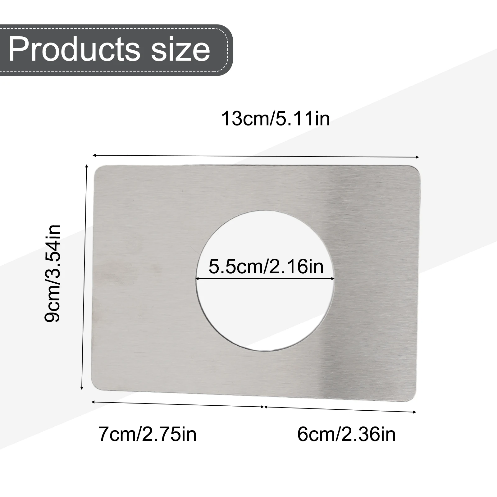 2Pcs Stainless Steel Circular Lock Repair Plate Doors Deadbolt Door Knob Fixing Plate Ball Lock Mounting Plate Hardware Hinge
2Pcs Stainless Steel Circular Lock Repair Plate Doors Deadbolt Door Knob Fixing Plate Ball Lock Mounting Plate Hardware Hinge