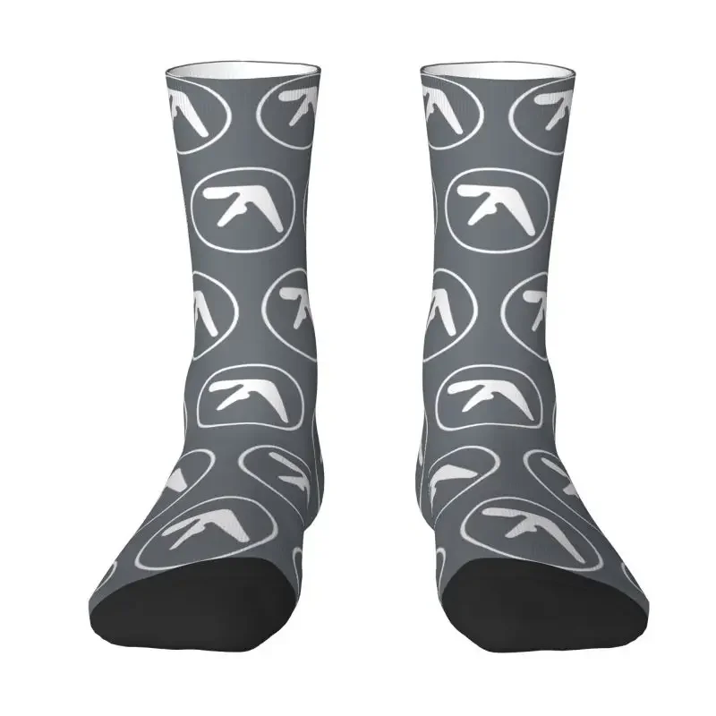 

Aphex Twin Men's Crew Socks Unisex Novelty 3D Print Electronic Music Artist Dress Socks