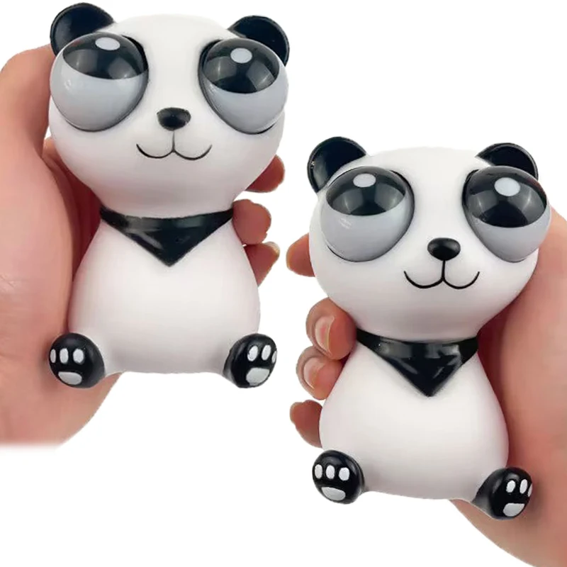 

Anti-stress Panda Squeeze Toys Kids Adults Funny Tricky Doll Balls Decompression Animal Eyes Popping Out Eyes Toys Gifts