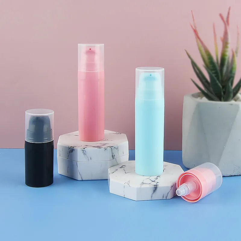 10PCS 5ml 10ml 15ml Refillable Lotion Bottles white Pink Black Blue Airless Pump Vacuum Toiletries Container PP Cosmetic Bottle 
10PCS 5ml 10ml 15ml Refillable Lotion Bottles white Pink Black Blue Airless Pump Vacuum Toiletries Container PP Cosmetic Bottle