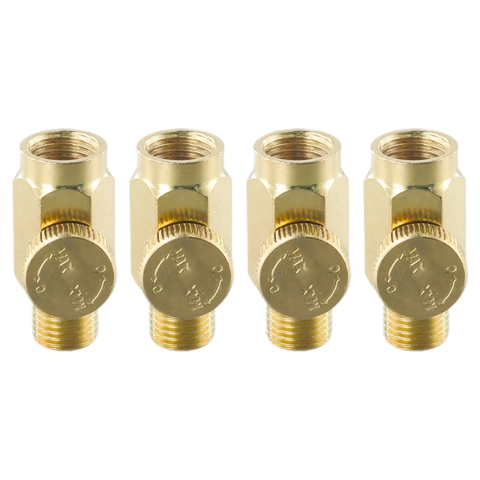 4PCS Air Pressure Valve Brass 1/4 NPT Inline Regulator Solid Brass Compressed For Air Pressure Valve Tool
4PCS Air Pressure Valve Brass 1/4 NPT Inline Regulator Solid Brass Compressed For Air Pressure Valve Tool