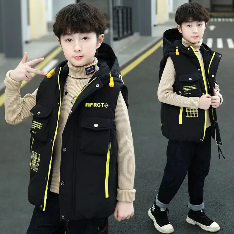 2023 Autumn girl Winter clothes Children Hoodies Jacket Kids Casual Waistcoat Boy Thicken Warm Long Vest Teenager Coat Outerwear
2023 Autumn girl Winter clothes Children Hoodies Jacket Kids Casual Waistcoat Boy Thicken Warm Long Vest Teenager Coat Outerwear