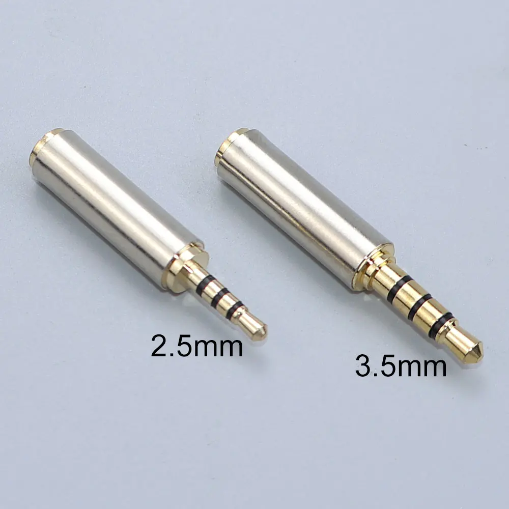JCD 2PCS Aux Cable Converter 3.5mm to 2.5mm /2.5 mm to 3.5 mm Audio Adapter Stereo Headphone Amplifier Microphone Jack JCD 2PCS Aux Cable Converter 3.5mm to 2.5mm /2.5 mm to 3.5 mm Audio Adapter Stereo Headphone Amplifier Microphone Jack