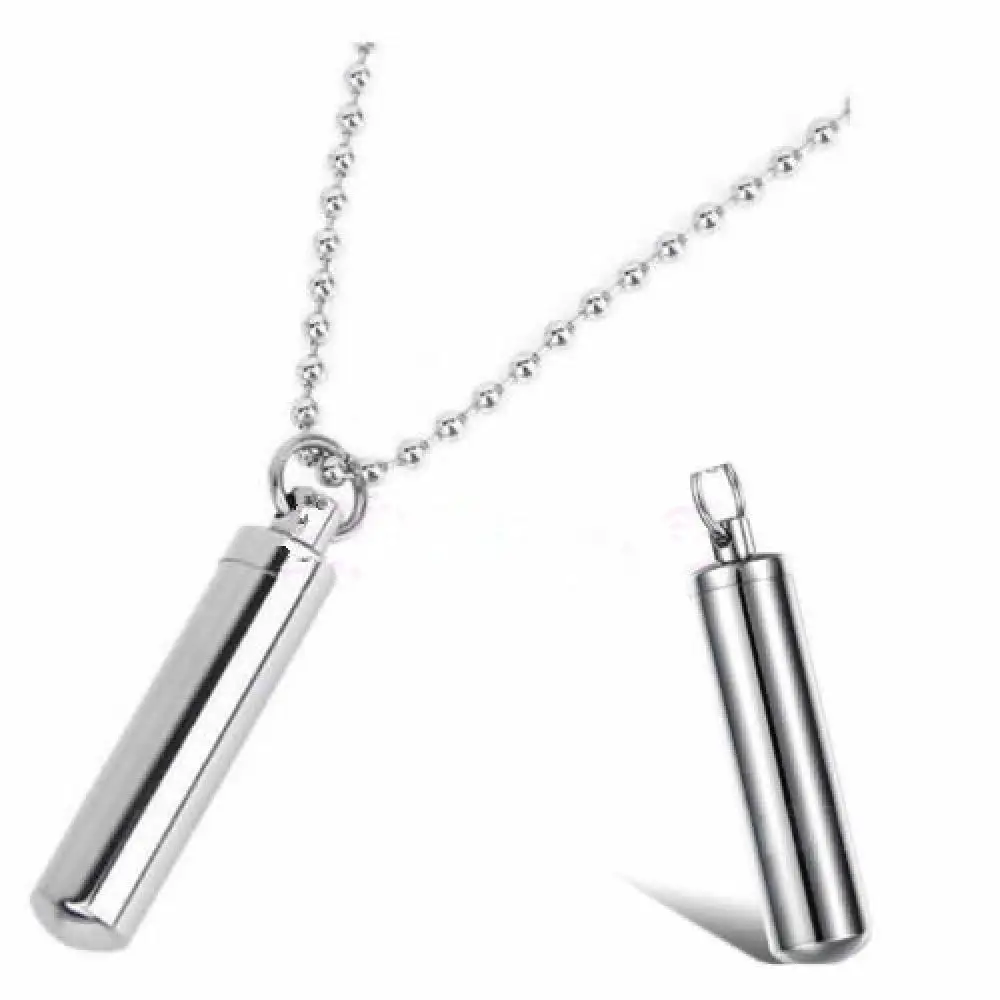 Fashion New Alloy Cremation Jewelry Ash Urn Necklace Memorial Keepsake Vial Tube Pendant Necklaces Jewelry Accessories For Women
Fashion New Alloy Cremation Jewelry Ash Urn Necklace Memorial Keepsake Vial Tube Pendant Necklaces Jewelry Accessories For Women