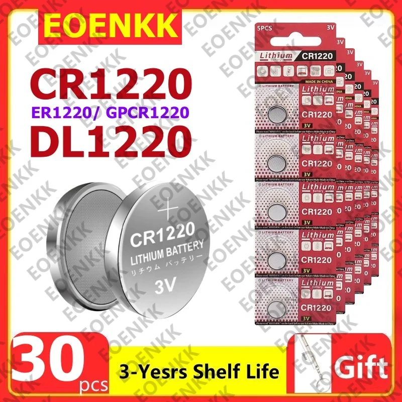 30-200PCS CR1220 CR 1220 BR1220 LM1220 DL1220 3V Lithium Button Coin Cell Battery For Car Key Remote Control Lamp Toy Scale
30-200PCS CR1220 CR 1220 BR1220 LM1220 DL1220 3V Lithium Button Coin Cell Battery For Car Key Remote Control Lamp Toy Scale
