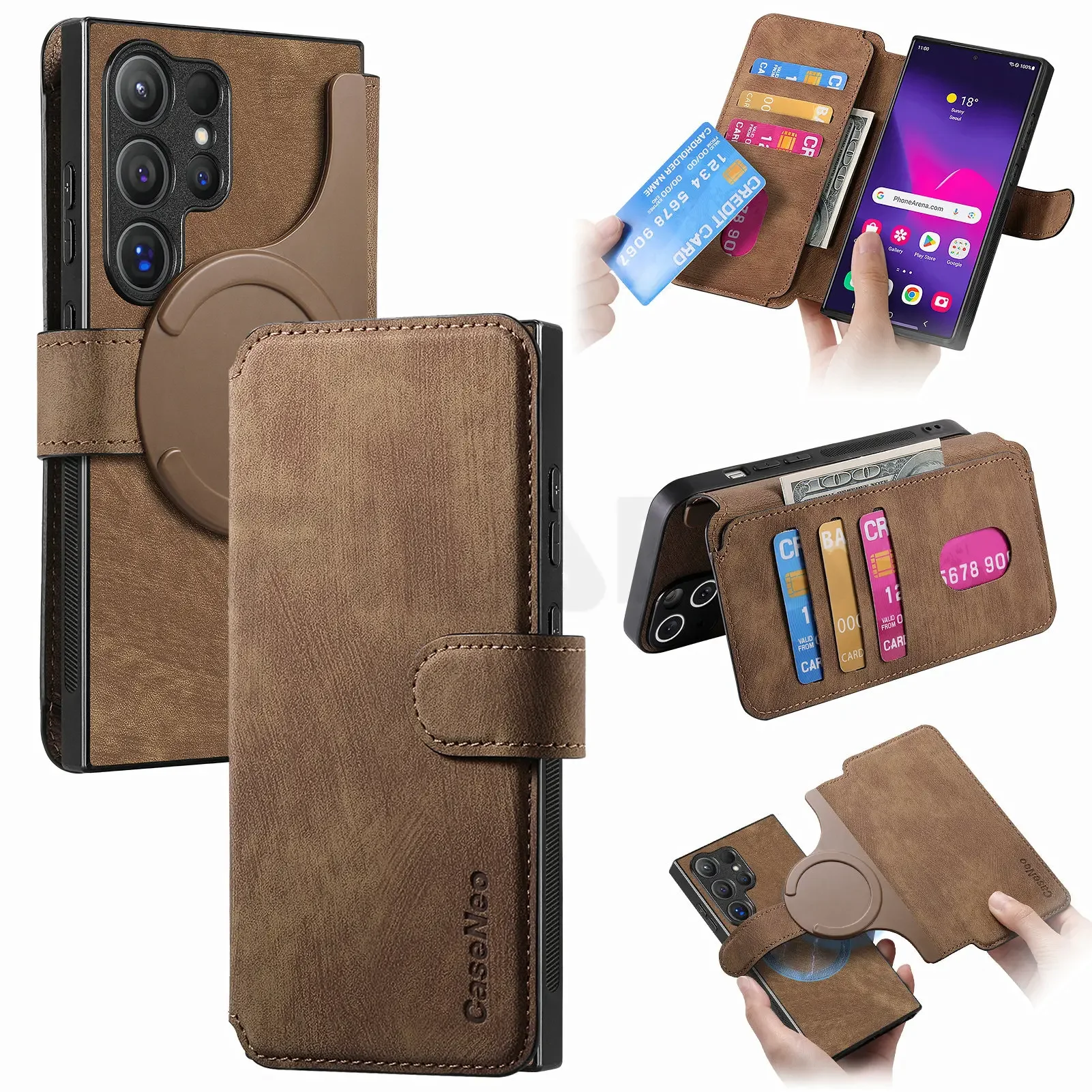 For Samsung Galaxy S24 Ultra S23 S22 Plus FE A55 A35 A25 A15 A05 A54 Case Leather Magnetic Wireless Charging Flip Card Bag Cover
For Samsung Galaxy S24 Ultra S23 S22 Plus FE A55 A35 A25 A15 A05 A54 Case Leather Magnetic Wireless Charging Flip Card Bag Cover
