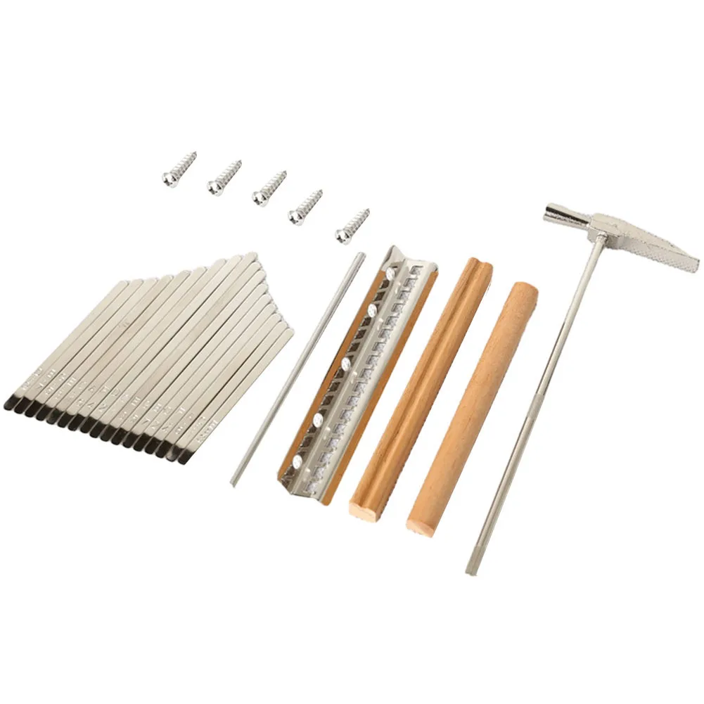 Brand New Kalimba Keys Bridges With Keys Z-stand 1 Set 17 Keys Accessories DIY Durable Hammer Kalimba Replacement
Brand New Kalimba Keys Bridges With Keys Z-stand 1 Set 17 Keys Accessories DIY Durable Hammer Kalimba Replacement