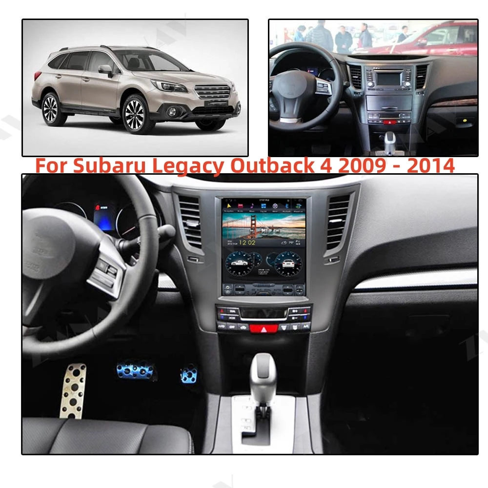 2 Din Tesla Screen For Subaru Legacy Outback 4 2009 - 2014 Android Car GPS Navigation Player Auto Radio Head Unit Carplay 10.1" 
2 Din Tesla Screen For Subaru Legacy Outback 4 2009 - 2014 Android Car GPS Navigation Player Auto Radio Head Unit Carplay 10.1"
