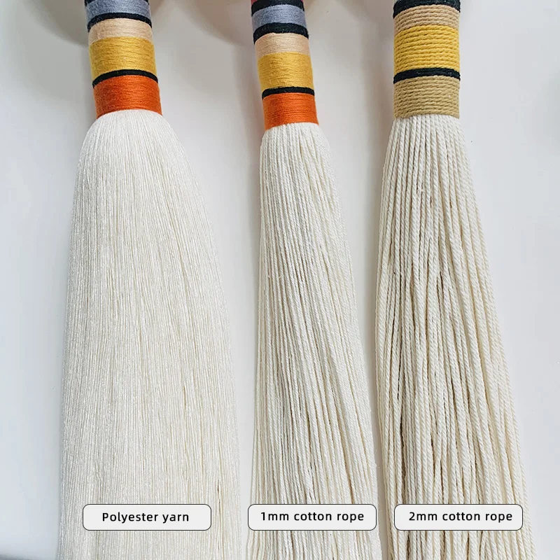 Modern Macrame Ball Tapestry - Contemporary Living Room Art 5 Sa858a94c05ab4ffc97ff8bfbfed951acI