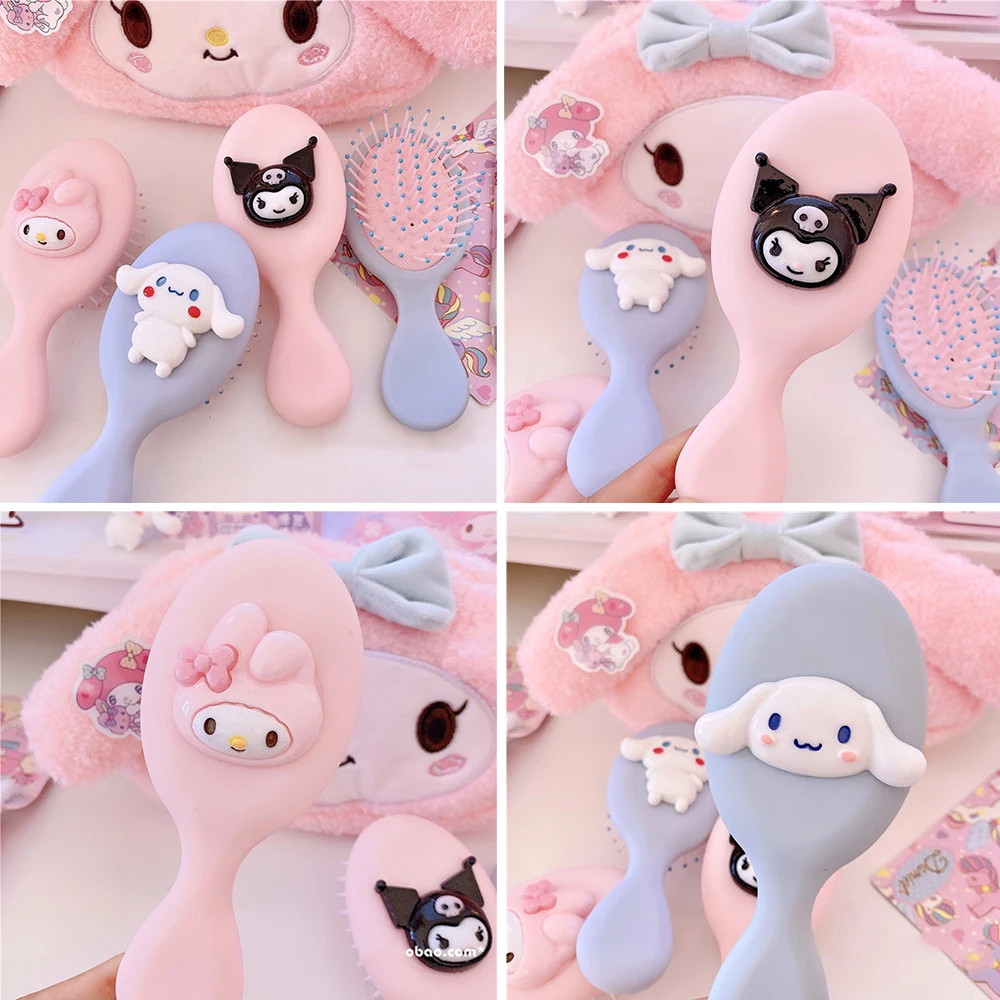 Kuromi My Melody Cinnamoroll Dog Kawaii Massage Airbag Comb Cartoon Anime Mini Combs Portable Anti-Static Hair Accessories Gifts 
Kuromi My Melody Cinnamoroll Dog Kawaii Massage Airbag Comb Cartoon Anime Mini Combs Portable Anti-Static Hair Accessories Gifts