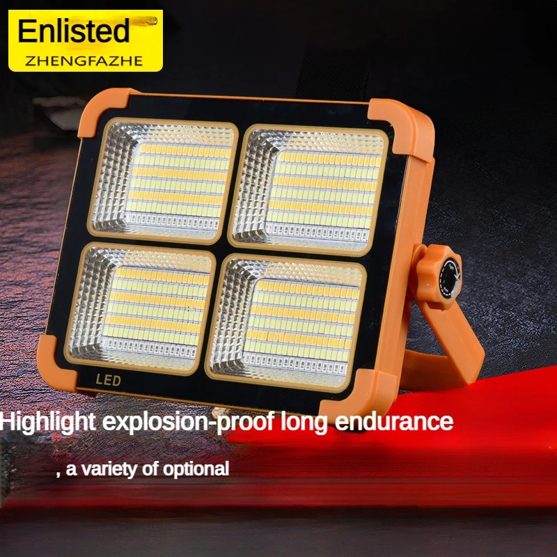Source manufacturers cross-border solar charging floodlight outdoor emergency light portable camping light night market light
Source manufacturers cross-border solar charging floodlight outdoor emergency light portable camping light night market light
