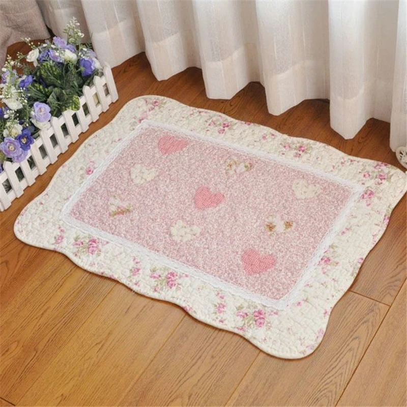 Small Fresh Floral Pattern Cotton Home Decoration Floor Mat Bathroom Anti-slip Foot Pad Living Room Porch Dirt Resistant Carpet
Small Fresh Floral Pattern Cotton Home Decoration Floor Mat Bathroom Anti-slip Foot Pad Living Room Porch Dirt Resistant Carpet