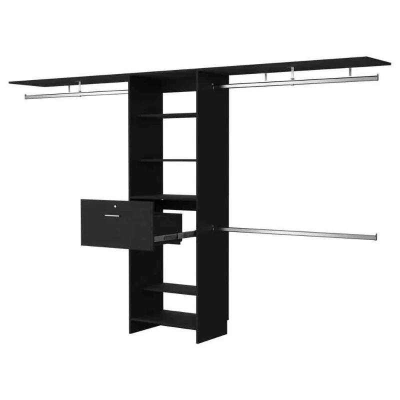 Black Modern Wardrobes Closet Bedroom Organizer Dressers Storage Wardrobes Assembly Closet for Clothes Furniture for Bedroom
Black Modern Wardrobes Closet Bedroom Organizer Dressers Storage Wardrobes Assembly Closet for Clothes Furniture for Bedroom