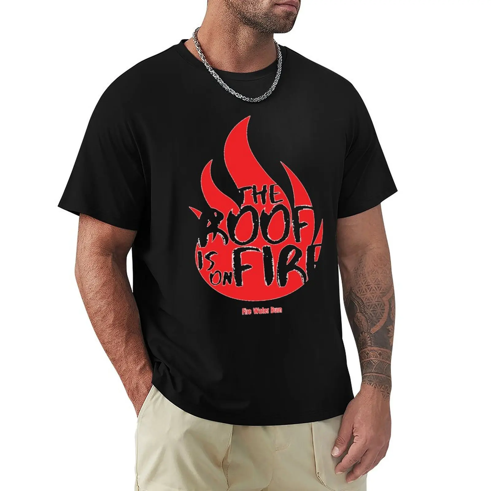 Bloodhound gang - The roof is on fire T-Shirt funnys new edition plus sizes black t-shirts for men
Bloodhound gang - The roof is on fire T-Shirt funnys new edition plus sizes black t-shirts for men