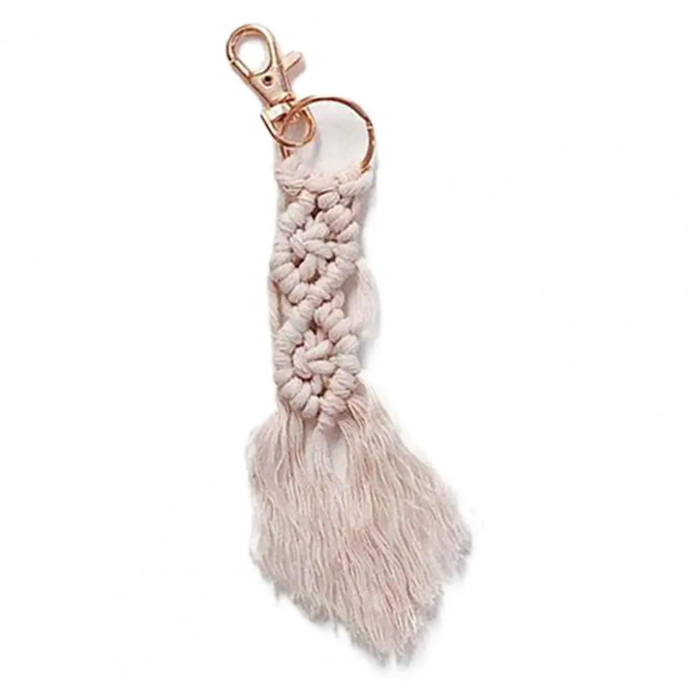 Boho Tassel Keychain - Hand-Woven Macrame with Vintage Metal Charm 15 Sa8686b2a09434cd6a9d56ccb2aa5b4904
