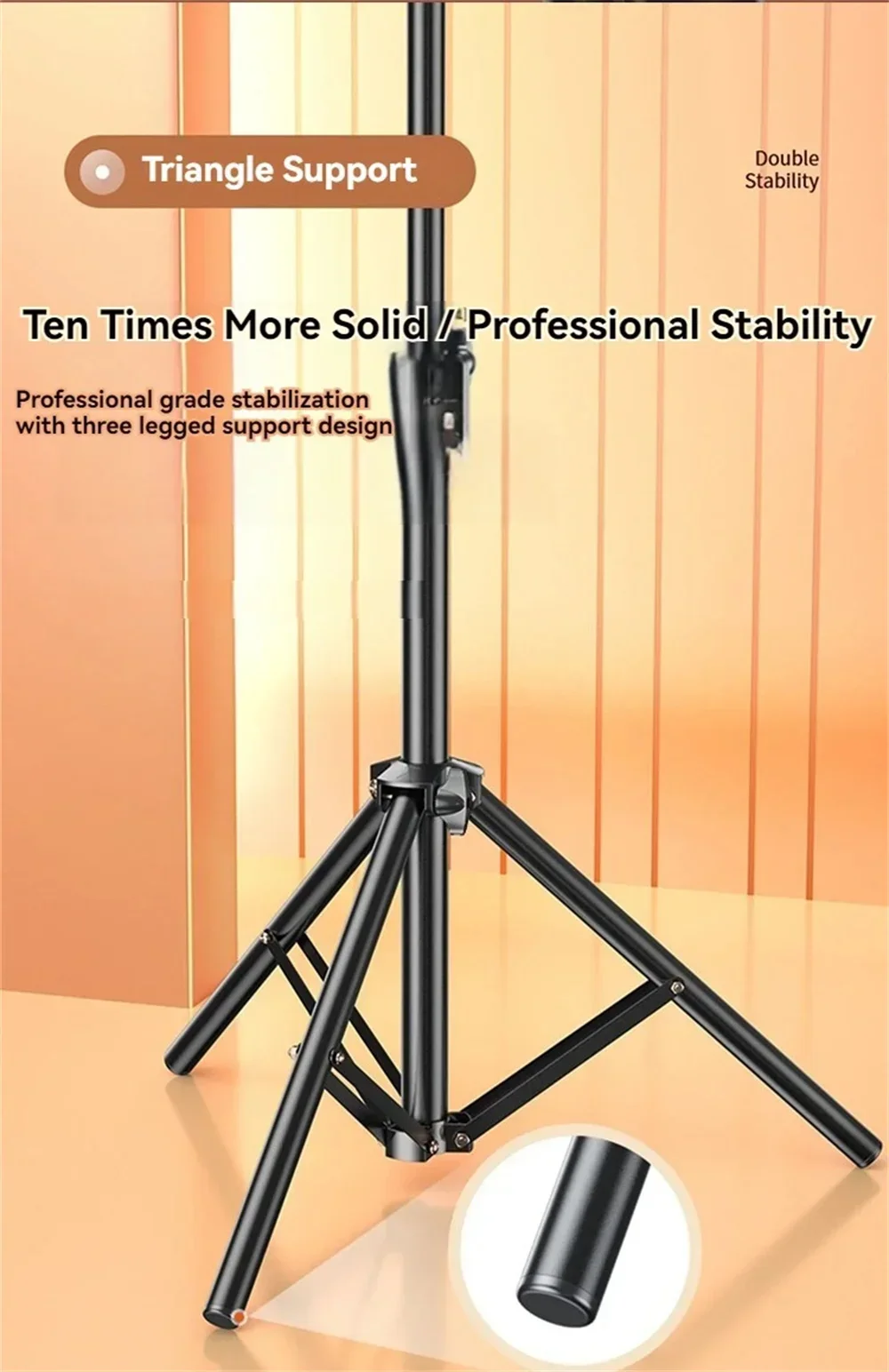 360° Extendable Live Tripod 57cm-170cm Mobile Phone Alloy Stand Foldable Holder Video Recording Universal Selfie Landing Monpod 360° Extendable Live Tripod 57cm-170cm Mobile Phone Alloy Stand Foldable Holder Video Recording Universal Selfie Landing Monpod