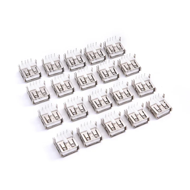 Strong Conductivity USB Connector, PCB Jack, Solder Jacks, Female Port, Standard Type A, 10Pcs
Strong Conductivity USB Connector, PCB Jack, Solder Jacks, Female Port, Standard Type A, 10Pcs