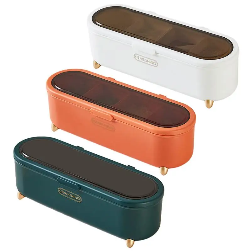 Seasoning Box Kitchen Household Seasoning Box 4 Grids Seasoning Box Spice Jar Kitchen Organizer Storage Spice Salt Sugar Jar
Seasoning Box Kitchen Household Seasoning Box 4 Grids Seasoning Box Spice Jar Kitchen Organizer Storage Spice Salt Sugar Jar