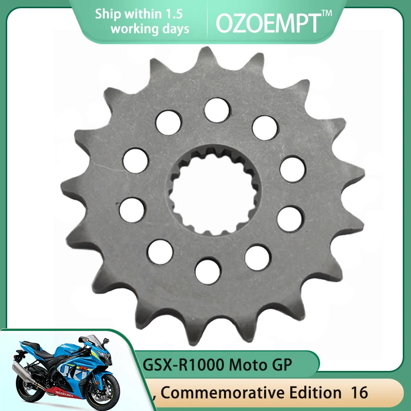 OZOEMPT 530-17T Motorcycle Front Sprocket Apply to GSX-R1000 Commemorative Edition 16 GSX-R1000 Moto GP 16
OZOEMPT 530-17T Motorcycle Front Sprocket Apply to GSX-R1000 Commemorative Edition 16 GSX-R1000 Moto GP 16
